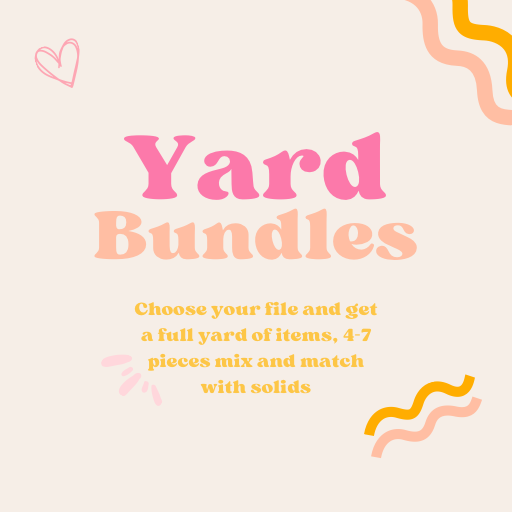 Yard Bundle (grow with me sizing)