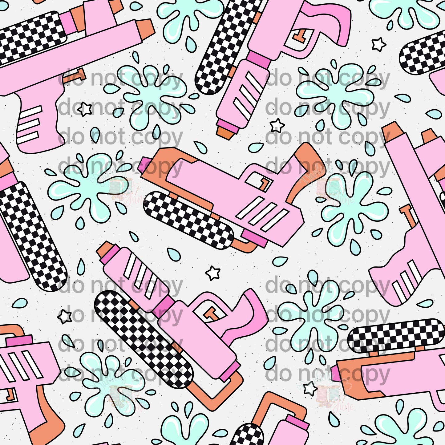 Water Fight (pink)