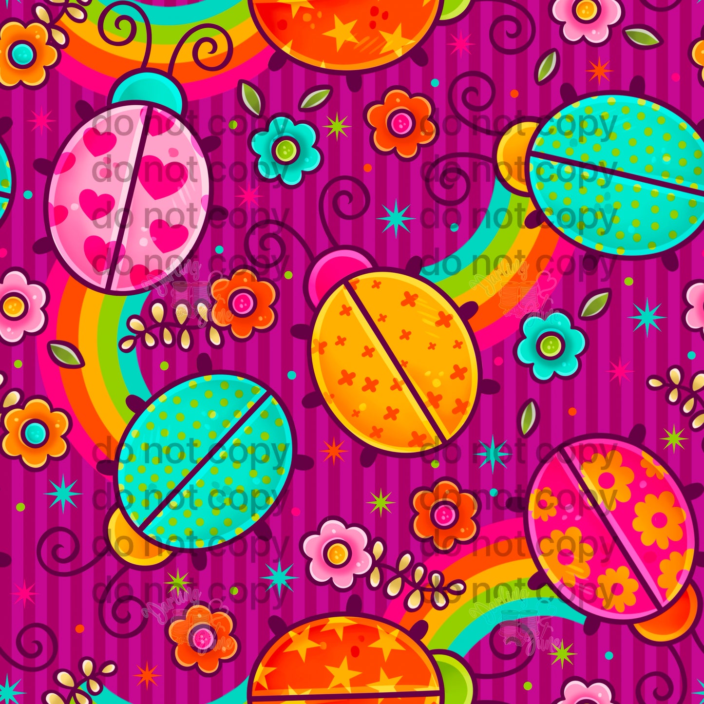 Retro Lady Bugs