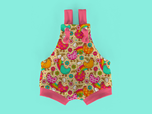Knotted overalls