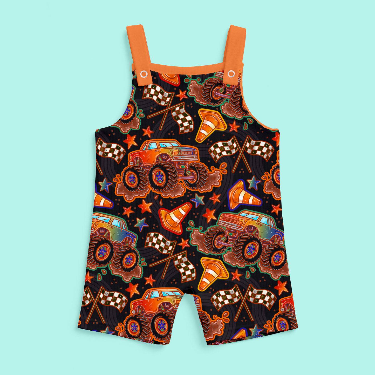 Overall Shorts